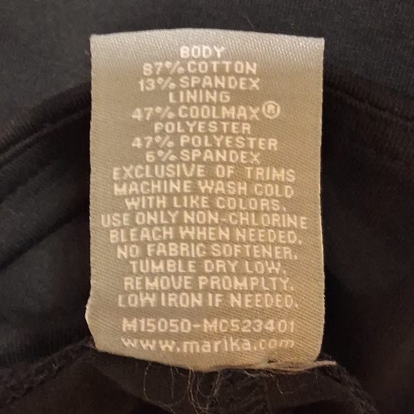 MARIKA CARRIE BUTT BOOSTER CAPRI LEGGINGS. Core Fit. Black. NWT. Small. - Picture 10 of 10